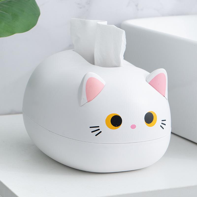 

Милая кошка коробка для салфеток кухонная коробка для хранения салфеток туалетный контейнер для бумаги держатель для бумаги белый