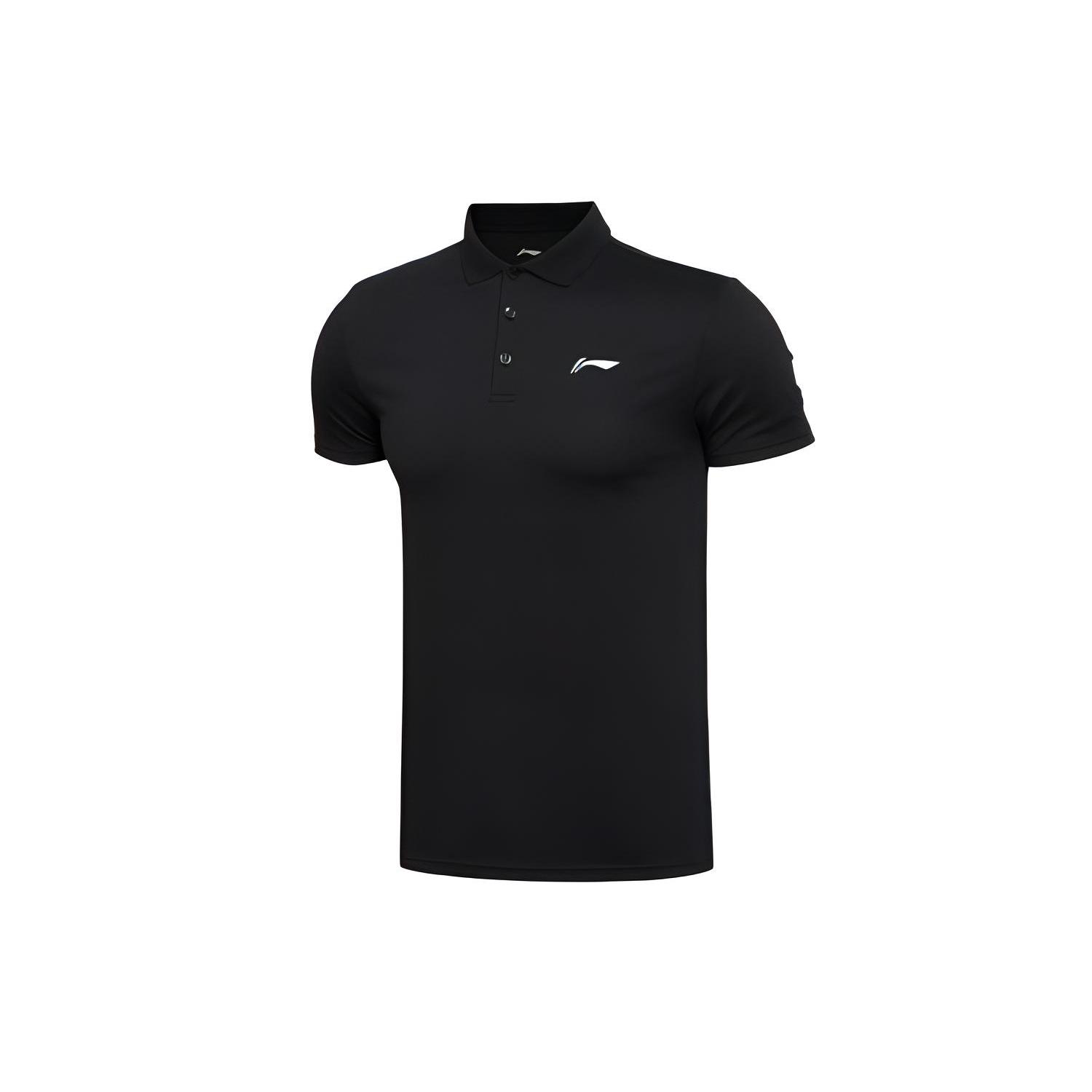 Li Ning Polo Shirts Unisex Polo Collar Moderate Straight Fit APLS141-1 L