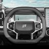 Leather Car Steering Wheel Cover For Jetour T1 T2  2024 2025 Breathable Non-slip Auto Steering Wheel Jetour t2 Accessories