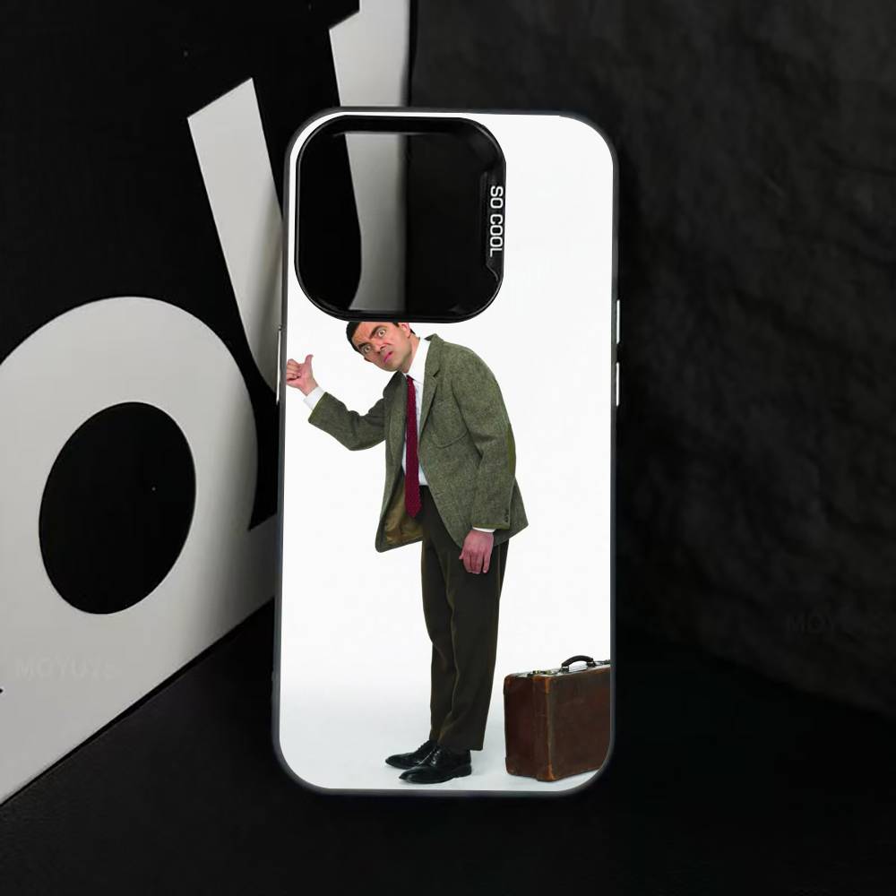 Mr_B-Bean Phone Case For iPhone 17,16,15,14,13,12,11 Plus,Pro Max,XS,Colorful Silver Black Cover