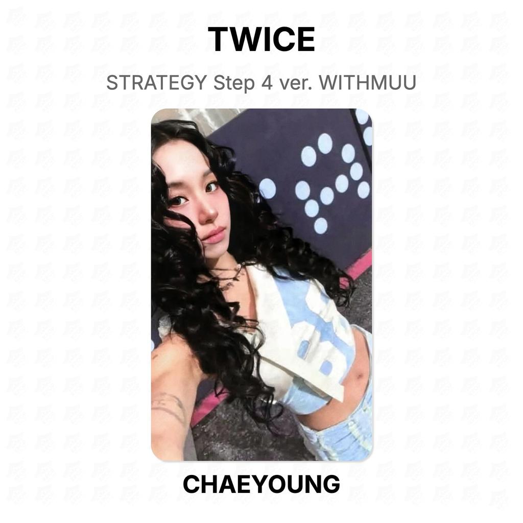 Twice STRATEGY Step 4 Ver. WITHMUU Official Photocard