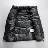 American retro locomotive style first-layer cowhide down jacket, white duck down thickened stand-up collar leather jacket men's winter