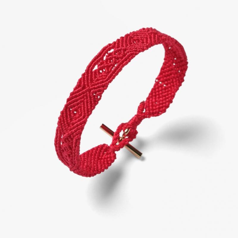 Ojo De Mex Banda Bracelet Red Oje2m80002a41