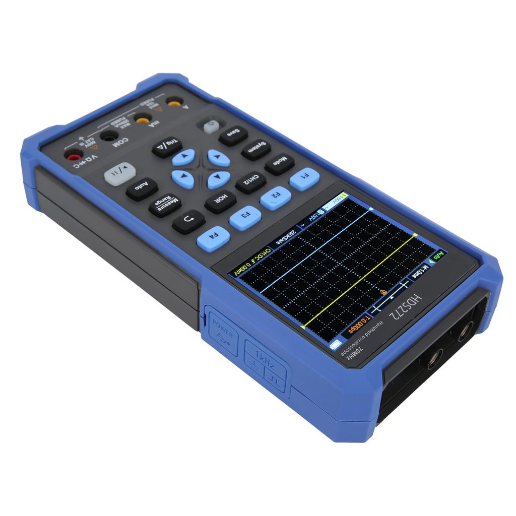 HDS272 HandHeld Oscilloscope Multimeter Tester with 3.5in LCD Display 70MHz Bandwidth