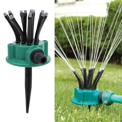 360 Degree Rotating Garden Automatic Multi Heads Sprinkler for Agricultural Irrigation Irrigating Tool Garden Supplies Sprinkler