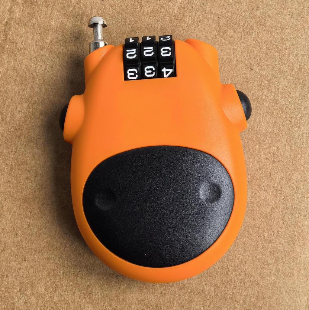 Teleskopický lankový zámek Yifeng Cartoon Cow na kufry, auta, oblečení, sáně a helmy