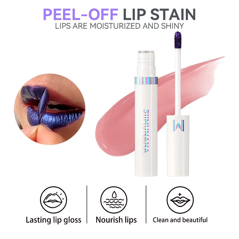 TK Peel-Off Lip Glaze: Long-lasting, Non-Fading Hydration.