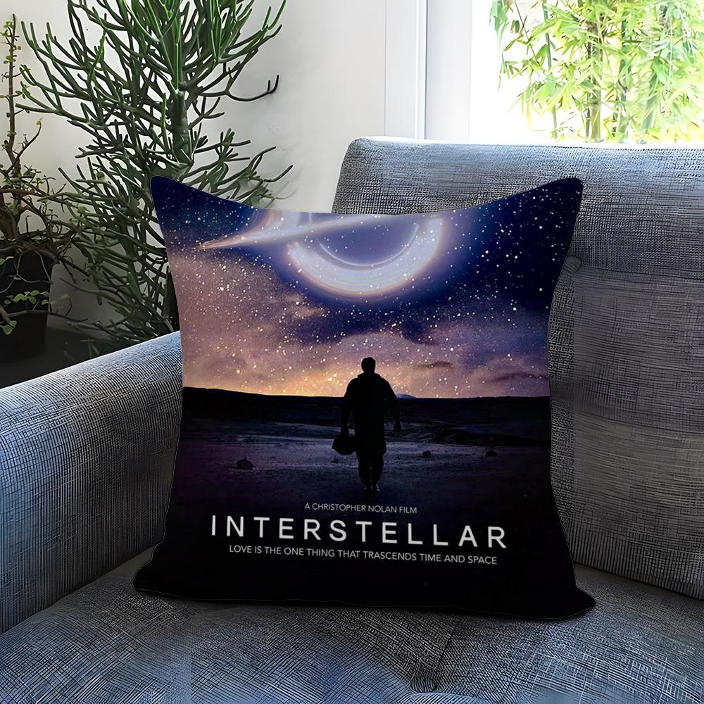 Movie I-InterstellarS Cushion Cover Comfortable Reversible Pillow Cover Ideal for Car Sofa Bedroom & Beyond