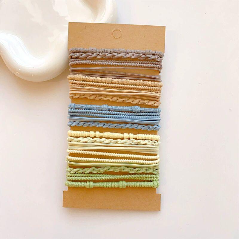 Elegant Elastic Headband & Ponytail Hair Tie Bracelet Set