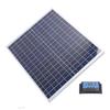 Solar Panel Kit System with Controller 22W DC18V Portable IP65 Water Proof for Home Shed Cabin Boat