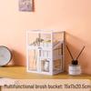 Luxury Glass Cosmetic Organizer - Dustproof Storage for Skincare, Lipsticks, and Masks
