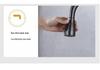 Stainless Steel Telescopic Swan Neck Faucet, Universal Rotation, Hot/Cold Compatible.