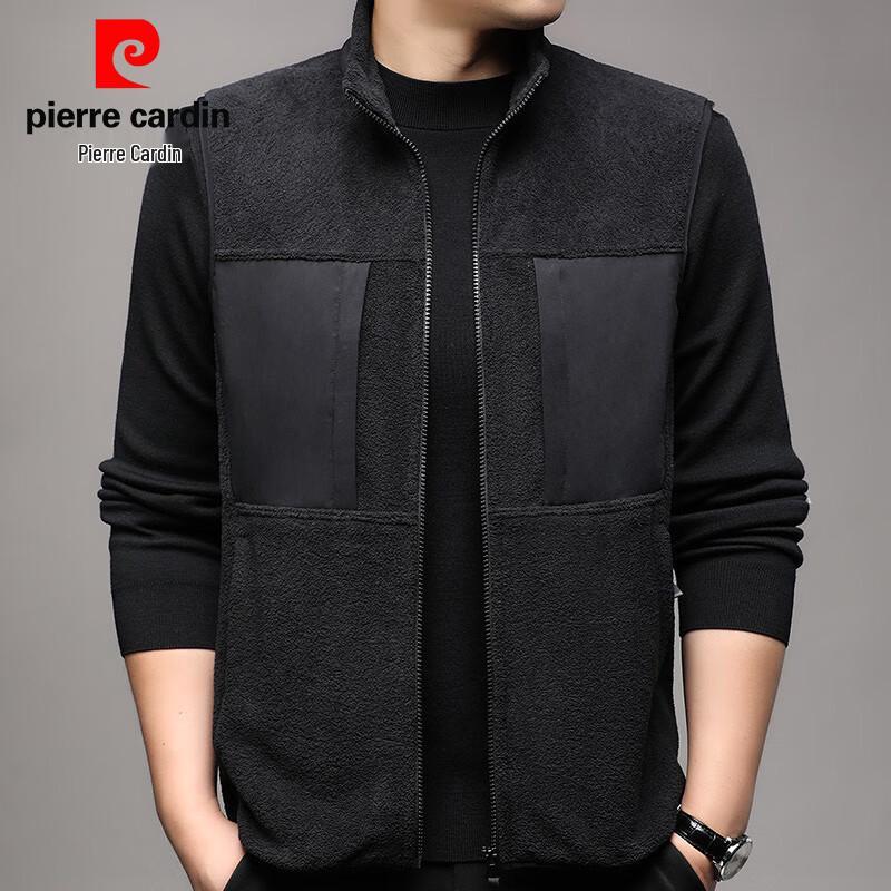 Pierre Cardin Men's Zipper Stand-Collar Sleeveless Vest