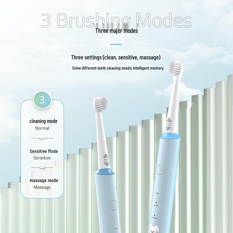 Meegou MX618 Children's Sonic Electric Toothbrush CN plug (adapter included)