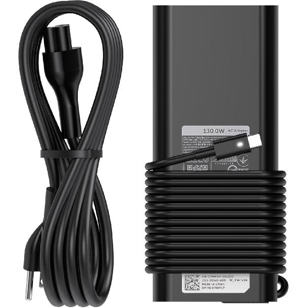 Charger for Dell 130W Laptop USB C Type C AC Adapter for Dell XPS 15 17 2in1 9575 9500 9700 Precision 5530 2in1 5550 5750 3560 Latitude 7410 7310