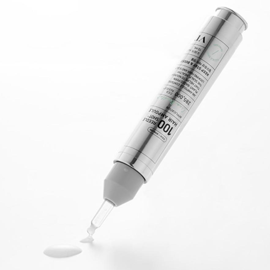 VT COSMETICS PDRN Reedle Shot Ampolla per Capelli 100dL (15 ml) - Rivitalizzazione Avanzata di Capelli e Cuoio Capelluto — Potenziata da PDRN e Multi-Peptidi