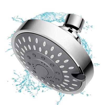 Bathroom Shower Heads Adjustable 5 Spray Setting Bathroom Showerhead Rustproof Anti-Clogging Rain Shower Head For Bathroom