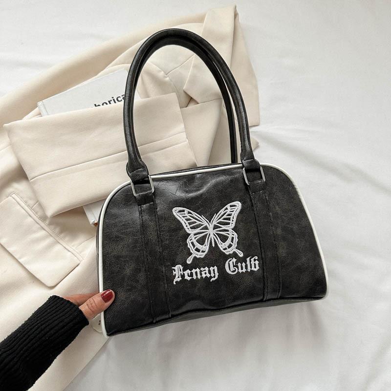 

Chic And Unique Retro Tote Bag For Women Perfect For Daily Use In Black Or Brown чёрный