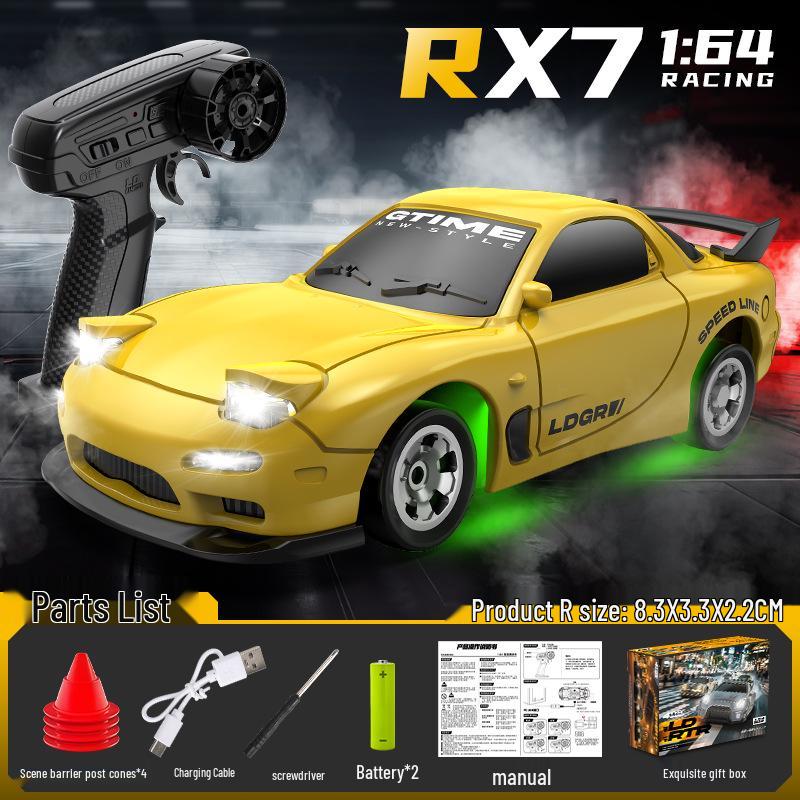 1:64 Mini High-Speed RC Drift Car - Racing Model Ornament, Perfect Holiday Gift for Boys