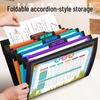 A4 Rainbow Accordion Hanging File Organizer