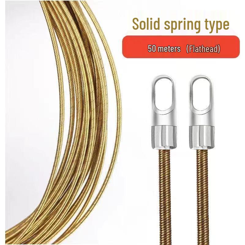 Electrician's Universal Wire Puller: Solid Spring Threading Tool for Through-Wall Wire Installation.
