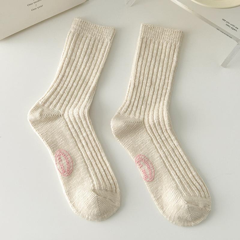 

Женская осенняя мода Новые вязаные толстые махровые гольфы из хлопка 1 pair