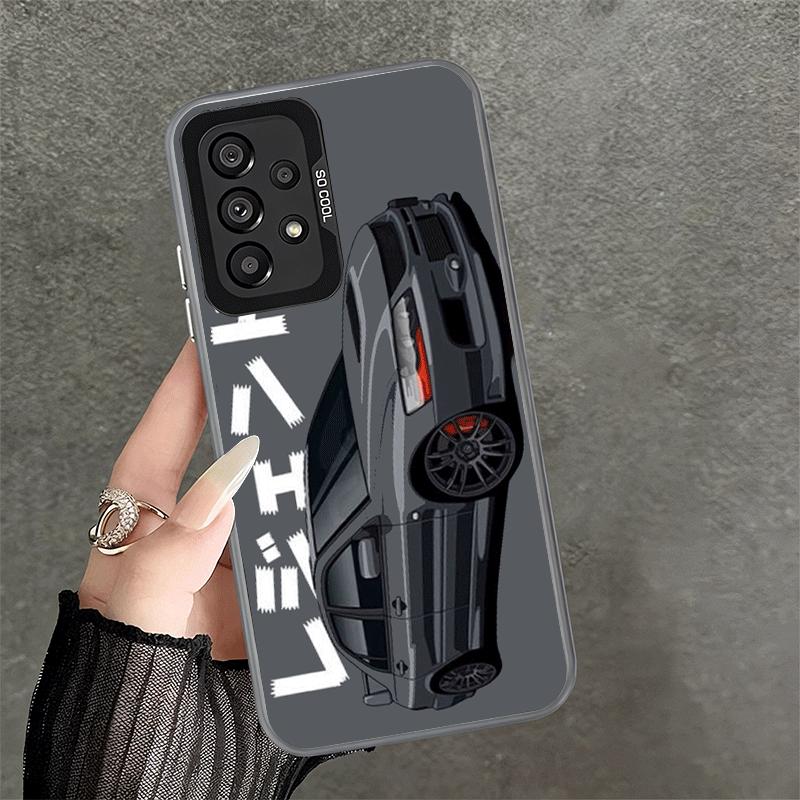 JDM Tokyo Drift Sports Car Shockproof Phone Case for Samsung A17 A16 A15 A14 A37 A57 A36 A56 A26 A35 A55 A25 A34 A54 A24 A13 A23