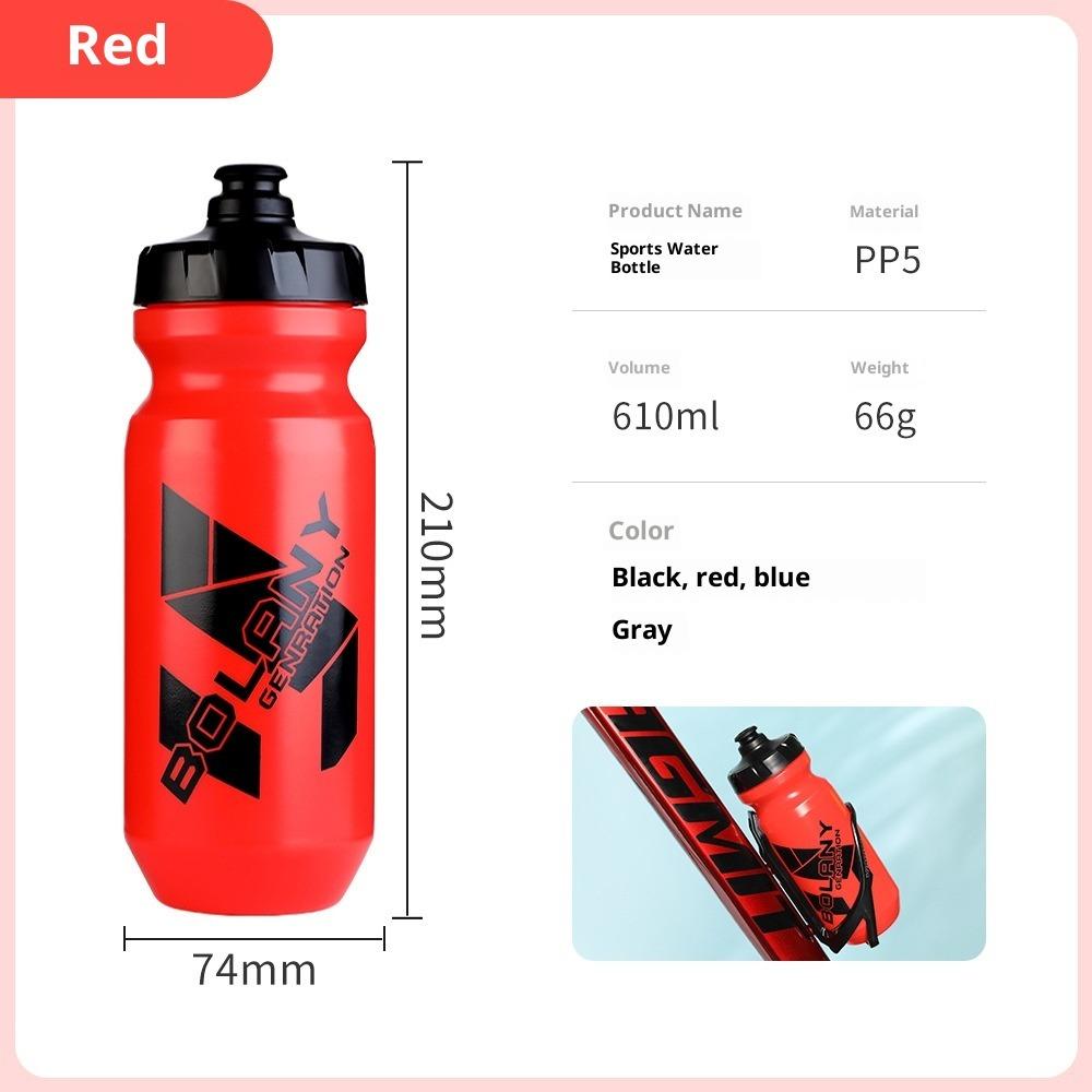 Mountain Bike Cycling Kettle, Extrusion Outdoor Sports Water Cup PP5 Portable Cycling Kettle