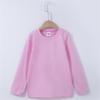 Kids' Cotton Long Sleeve Round Neck Top for Spring/Autumn