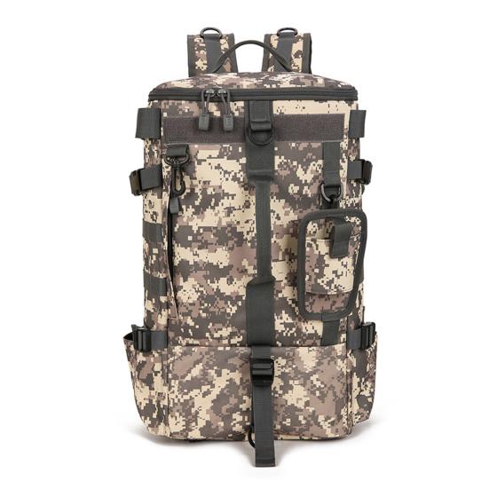 

Сумка для рибальського спорядження Рюкзак великої місткості з кишенями для вудилищ Водонепроникна тканина Оксфорд Рибальський рюкзак Універсальний органайзер для рибальського спорядження D