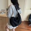 Vintage Vintage Large Capacity Crossbody Bag Washed Denim Bag Versatile Japanese Shoulder College Student Class Mailman Bag
