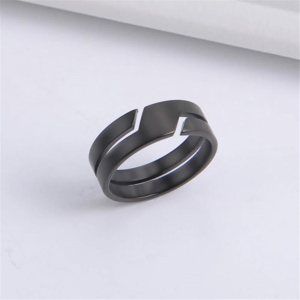 Cazador Minimlist Stainless Steel Rings for Men Women Couple Jewelry Finger Ring Engagement Anniversary Gift 2026 Aesthetic New