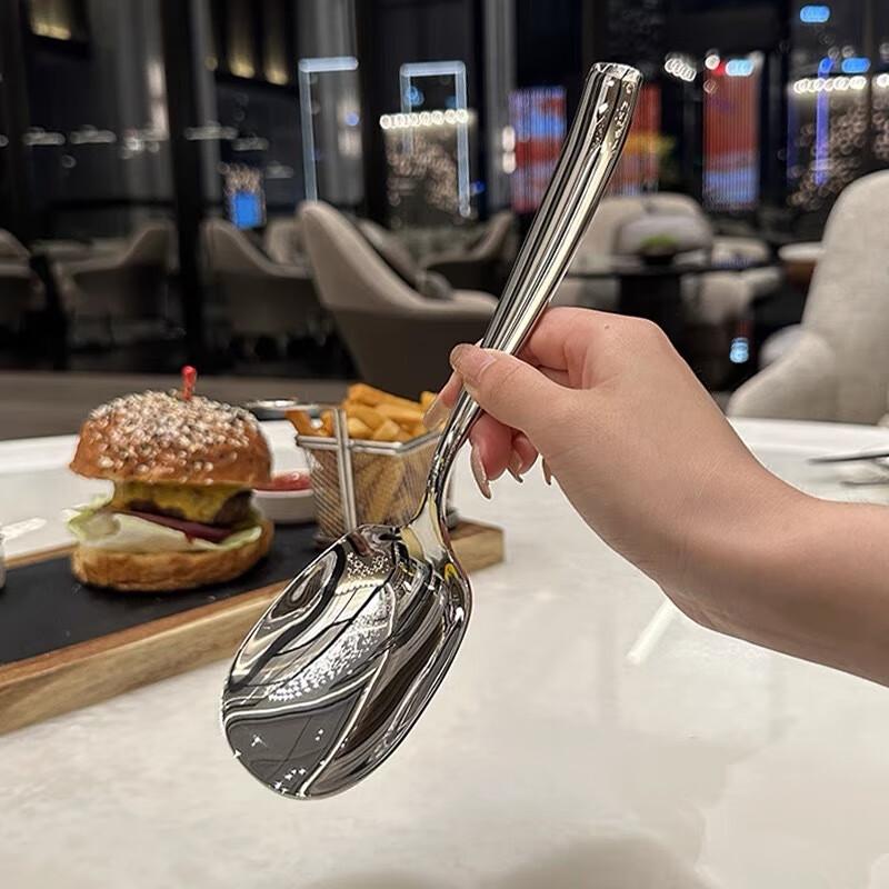 ZISIZ 316L Stainless Steel Large Serving Spoon