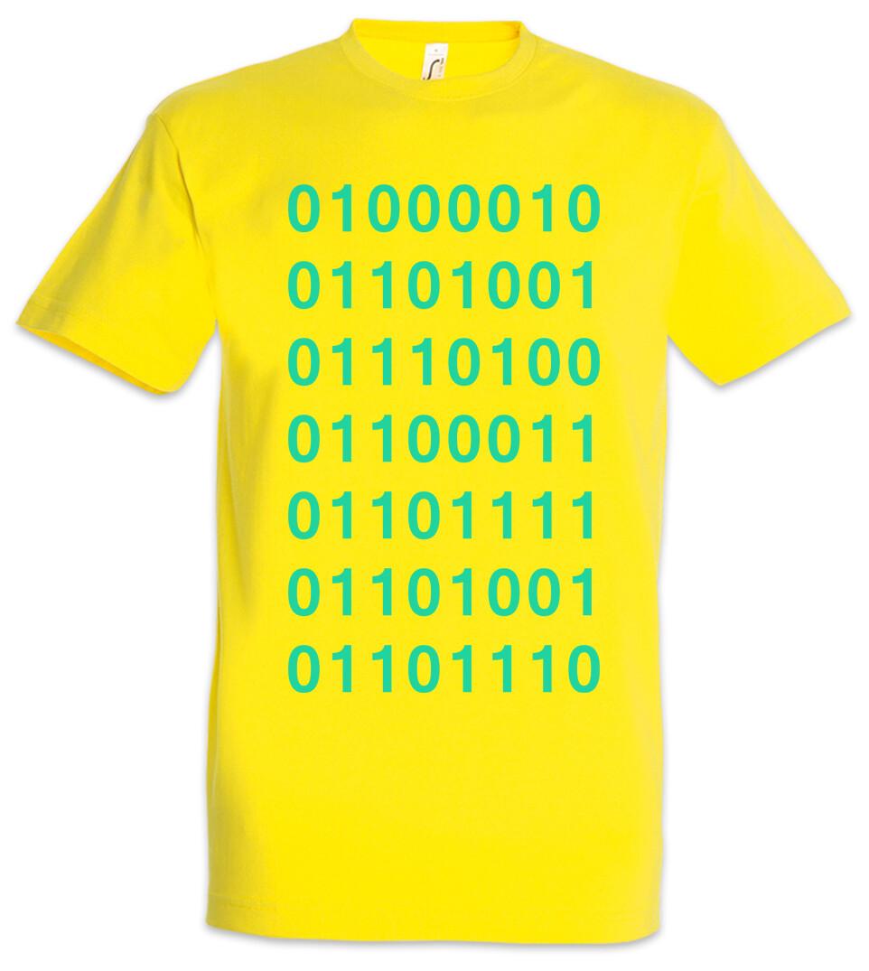 Binary Code Men s T-Shirt Mens Womens Tees Top Big Binary Silicon TV Bang Series Valley Theory 01 3XL