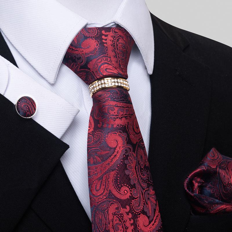 Direct Supply New Plaid Striped Flower Multicolor Men'S Tie Set
