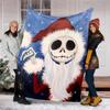 The Nightmare Before Christmas Theme Printed Blanket - Perfect for Couch, Bed, Travel & Outdoor Use | Machine Washable, Cozy & Durable.