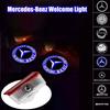 New For Mercedes Benz 2X Car Door Sign Welcome Light LED Projection Light For Mercedes Benz AMG GLC GLA GLE GLS GL W204 W176 W20
