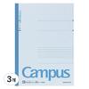 Campus Basic 6mm Ruled Notebook A4, Light Blue, 3 Pcs