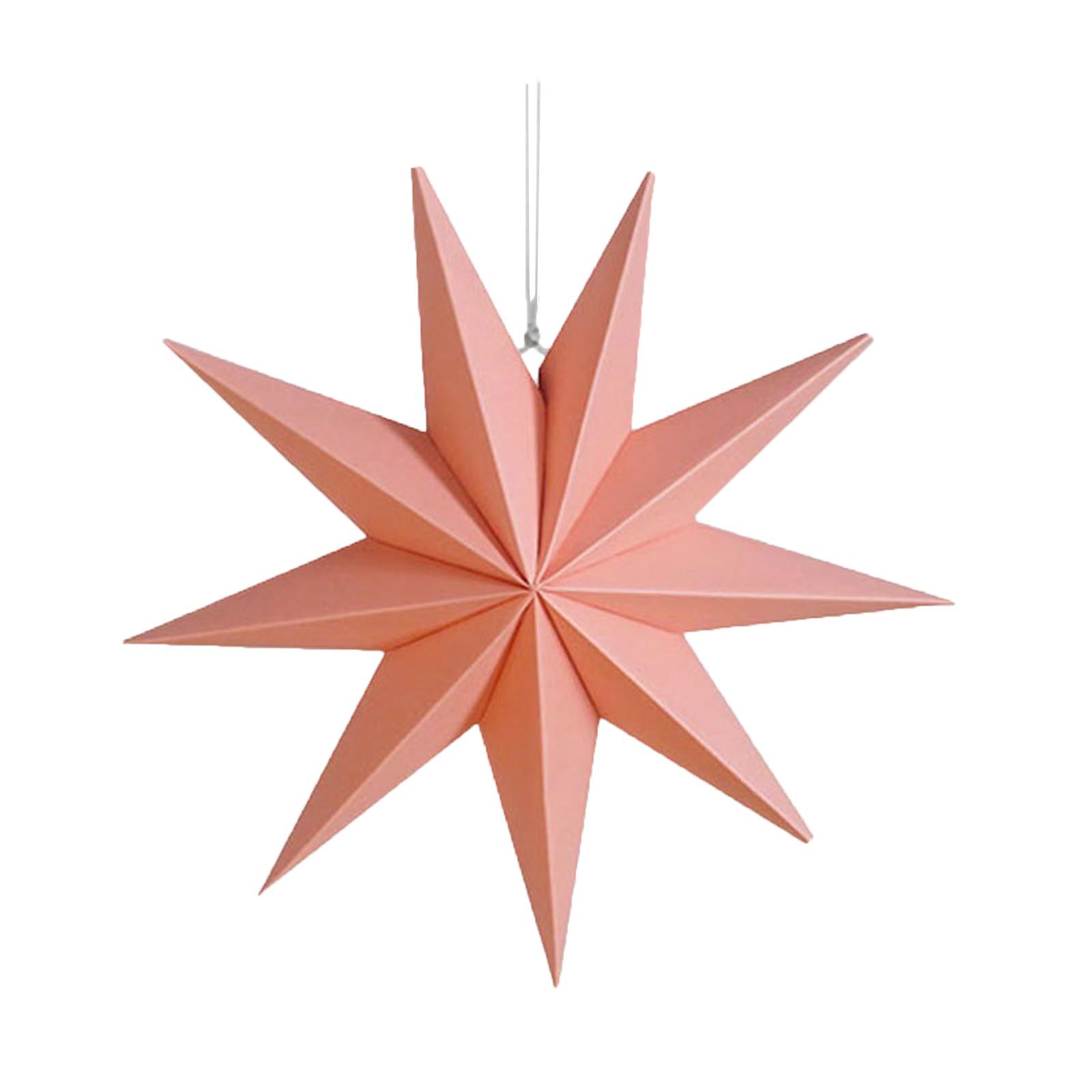 

Бумажные звезды 30 см складные звезды украшения для вечеринок One Size розовый