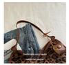 2025 Early Autumn Large-Capacity Leopard Print Retro Shoulder Tote Bag