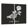 Glass Protective Hob Board 2x30x52 Rose