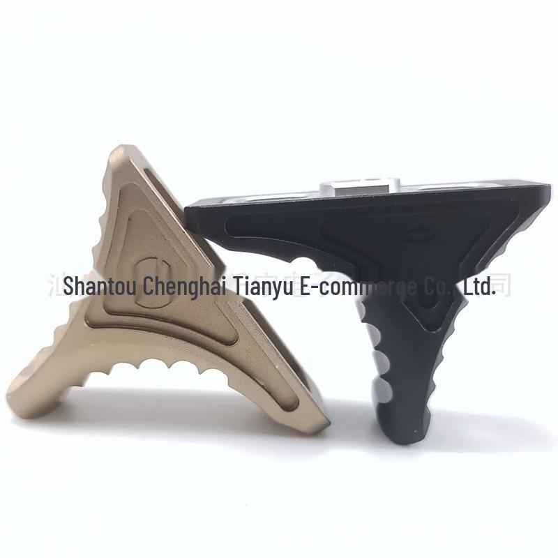 Universal Aluminum Alloy Mini Triangle Bamboo Hand Blocker Rail for MLOK/KEYMOD Systems