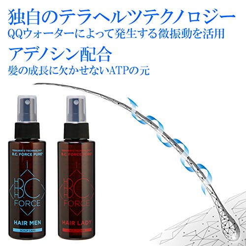 B.C.FORCE Terahertz Hair Care Lotion, Hair Spray for Men, Formulated with Adenosine for Scalp and Hair Growth, 120ml