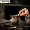 171ml Relief Gilded Glaze Tripodia Tea Pitcher Tea Divider Cha Hai Dispenser Household Justice Cup Fair Mug Drinkware Supplies