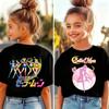 Sailor Moon Cartoon Printed Childrens Unisex Summer Loose Casual Short Sleeved Comfortable Tshirt Top