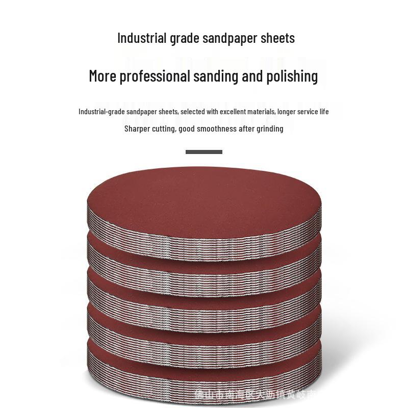 Self-Adhesive Flocked Sandpaper Disc for Wall Polishing and Grinding
