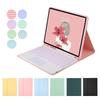 Round Cap Touch Backlit Bluetooth Keyboard & Protective Leather Case for Samsung Tab A9 PLUS S9 FE