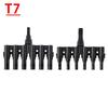 PV Connector T Type Parallel Connection Solar Panel System Waterproof Connector Branch Two Pieces Solar Cell Connect Plug