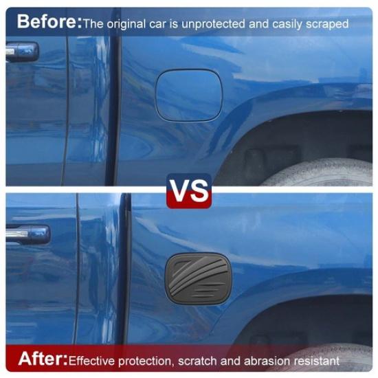 Matte Black Fuel Filler Gas Tank Cap Cover Trim Decor For 2018+ Dodge RAM 1500