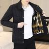 New men's thickened jacket lapel jacket casual short men's cotton clothes